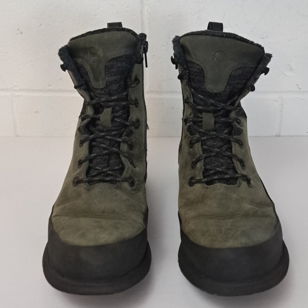 Bogs Olive Green and Black Winter Lace-Up Boots - Picture 2 of 16